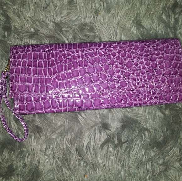 Handbags - Snake skin style clutch wristlet bag, handbag